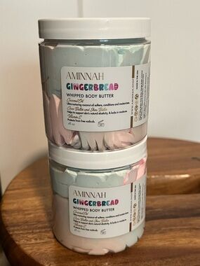 Aminnah Gingerbread Whipped Body Butter Bundle